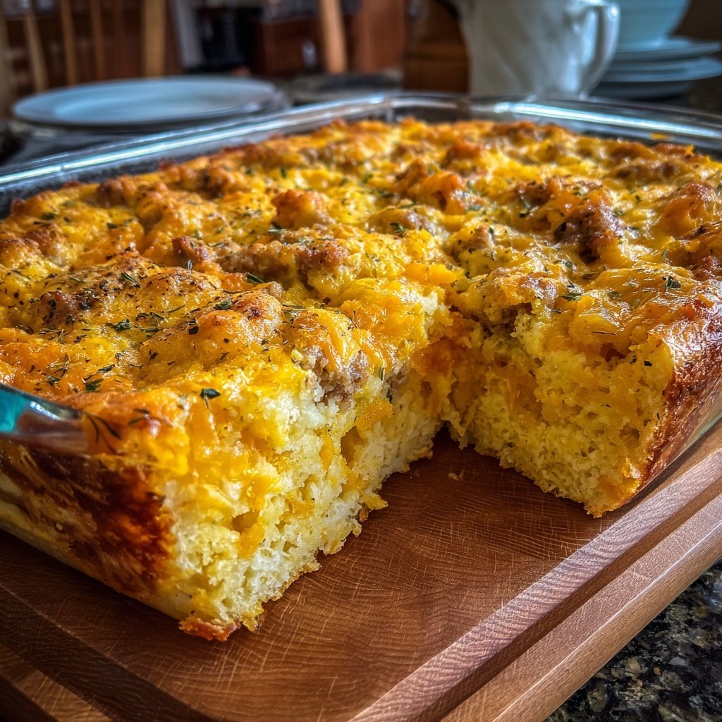 Breakfast Casserole With Eggs And Cheese