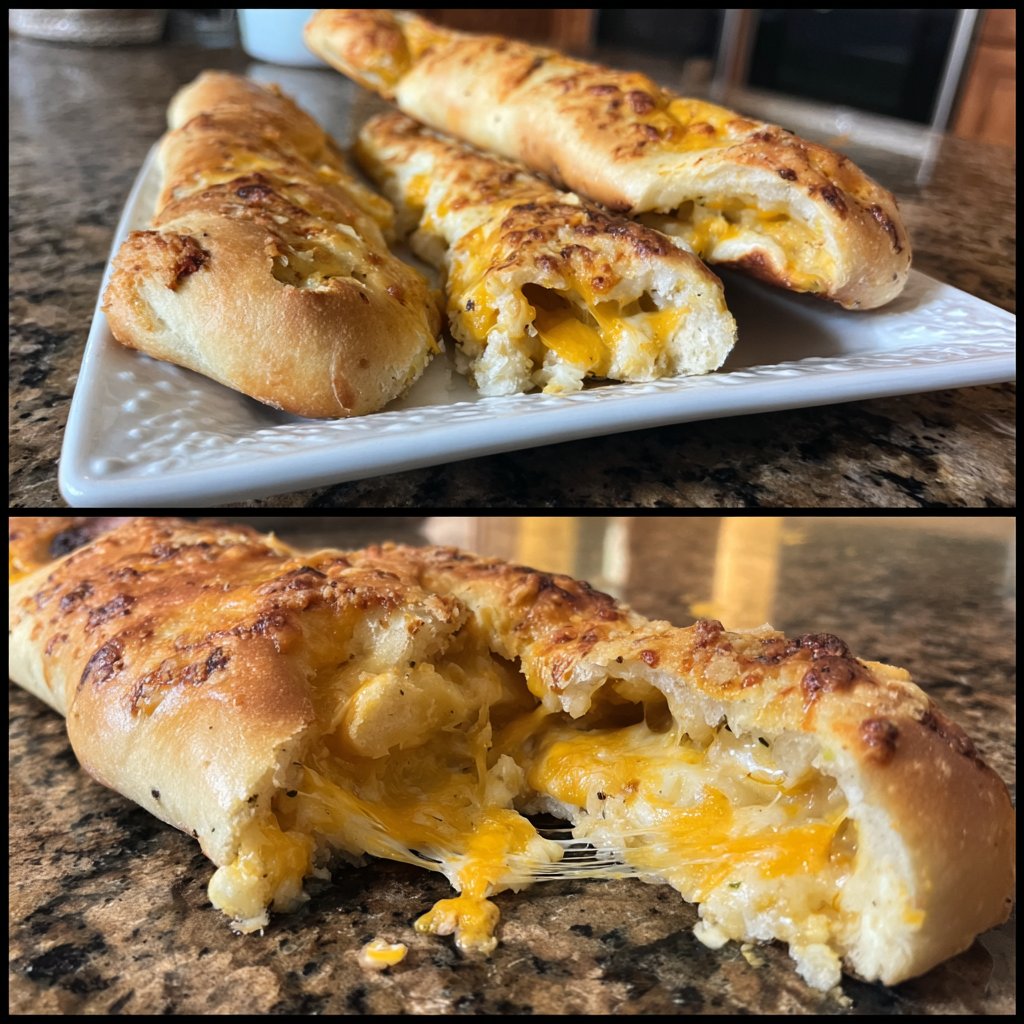 Super Bowl Cheesy Breadsticks
