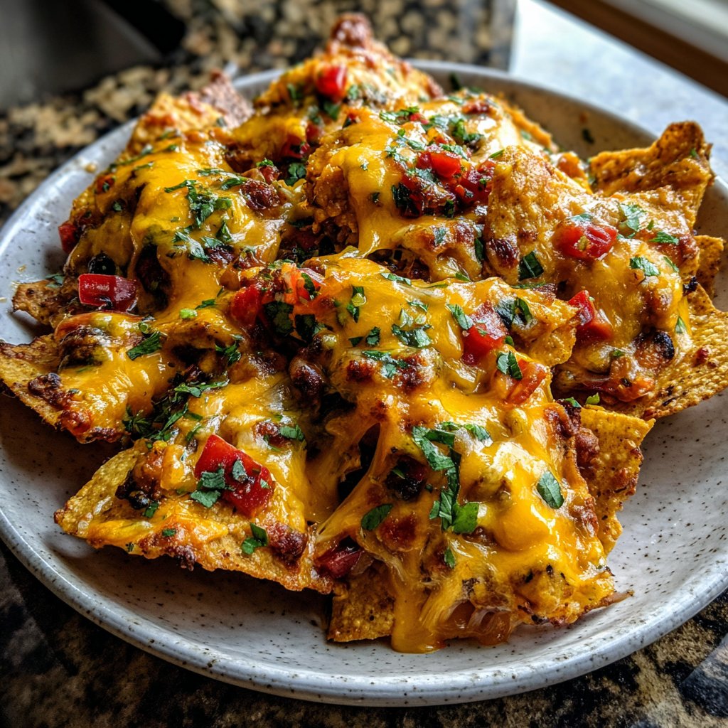 Cheesy Loaded Nachos