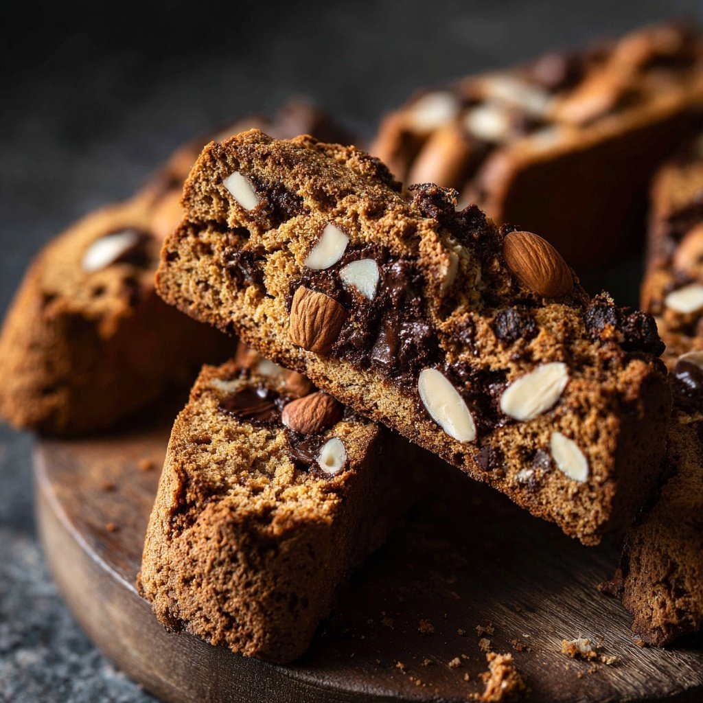 Chocolate Almond Biscotti