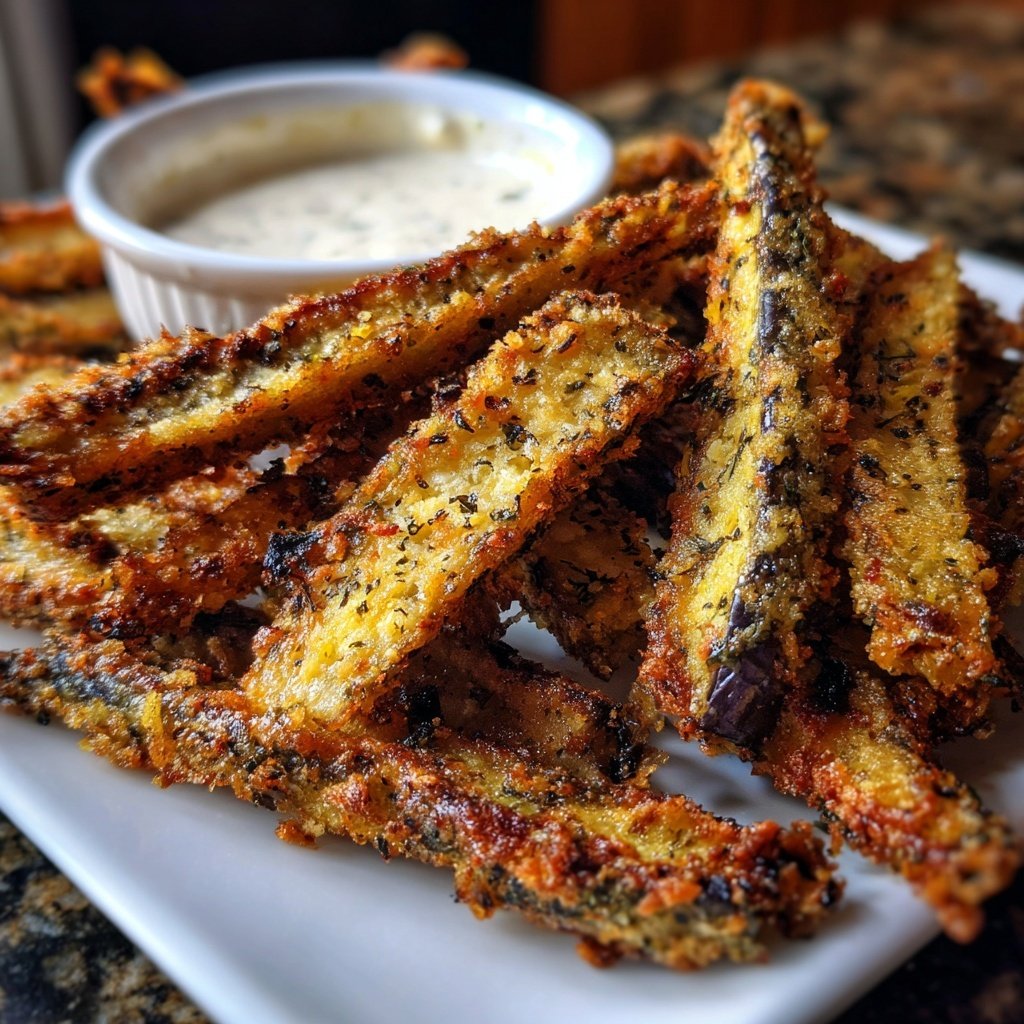 Crispy Eggplant Veggie Fries