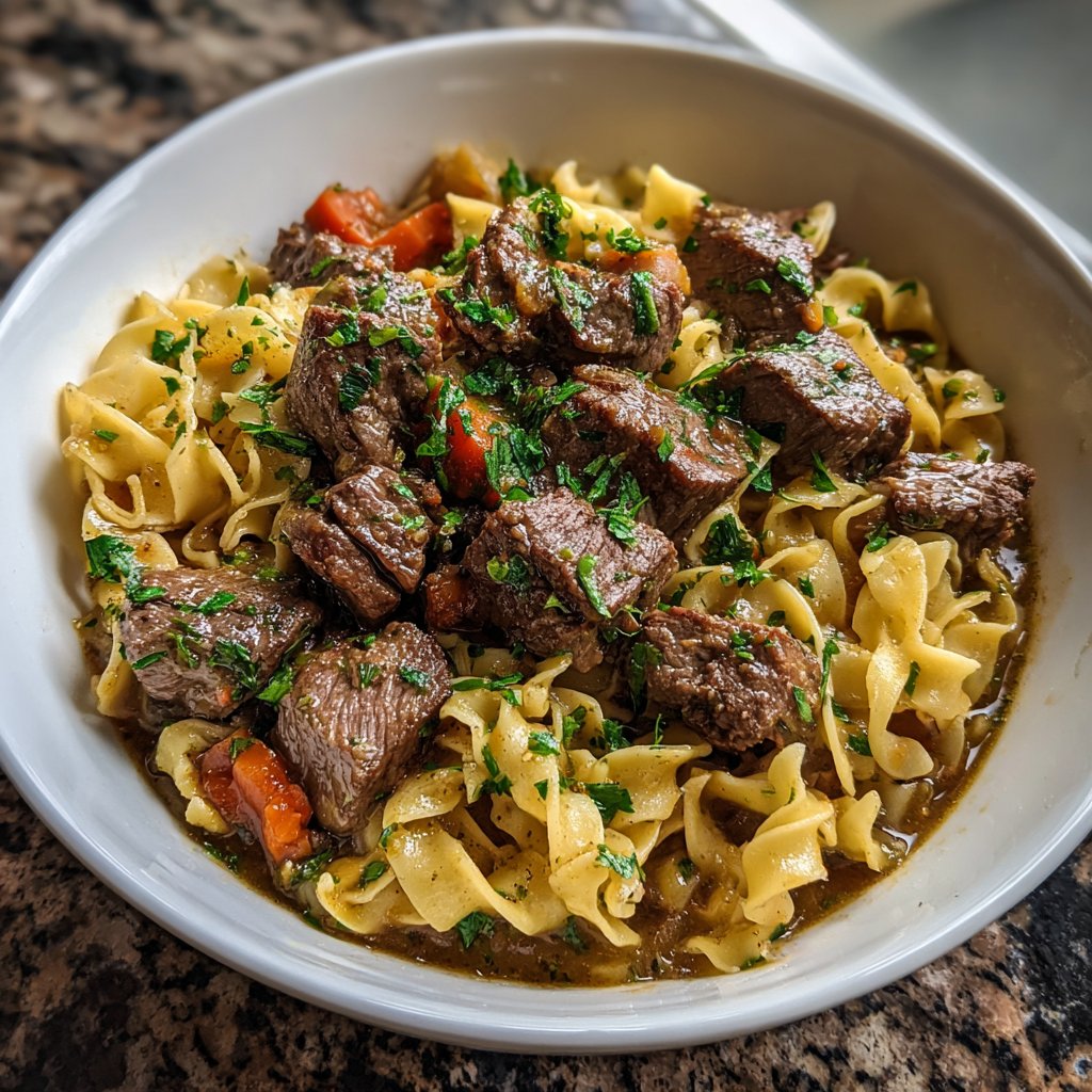 Comfort Food Beef And Noodles
