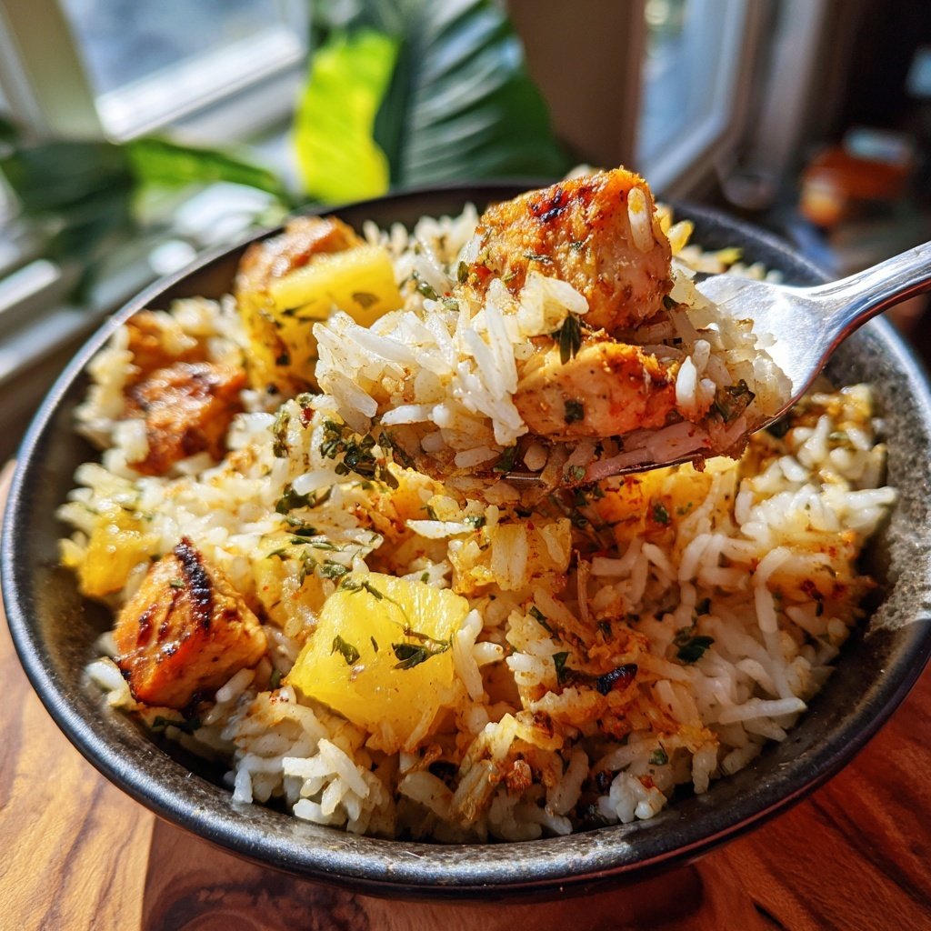 Pineapple Chicken Rice Meal Prep