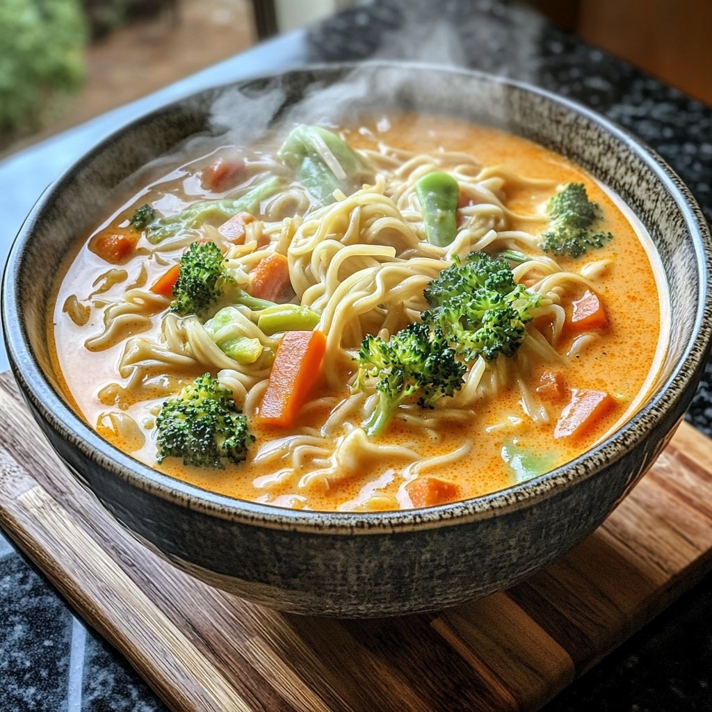 Thai Red Curry Noodle Soup