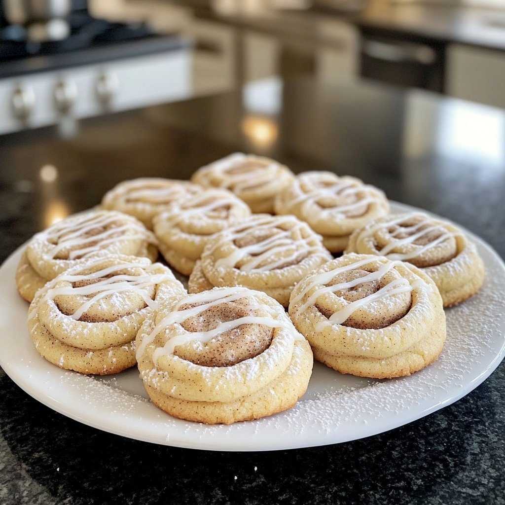 Soft and Chewy Cinnamon Roll Sugar Cookies