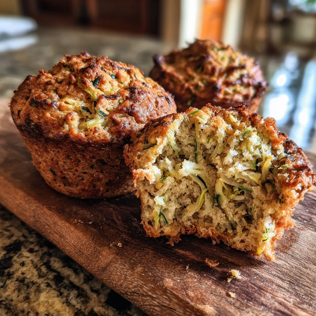 Zucchini Breakfast Muffins