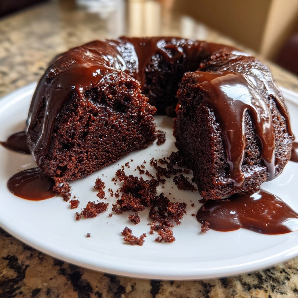 Moist Chocolate Cake Made From Scratch