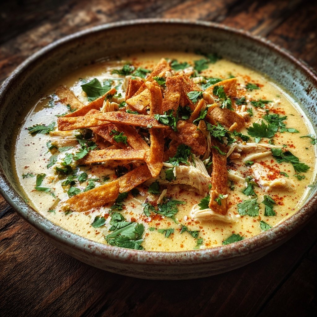 Creamy Chicken Tortilla Soup