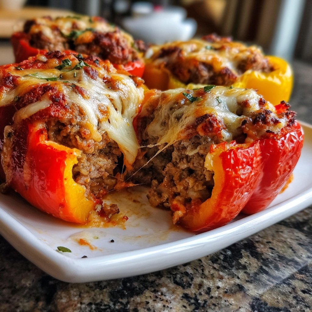 Ground Beef Stuffed Peppers