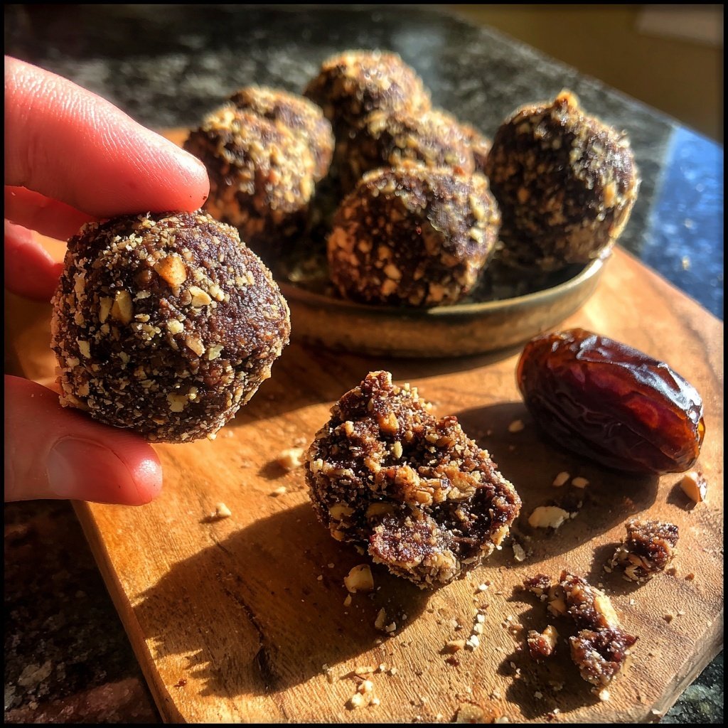 Chocolate Date Energy Balls