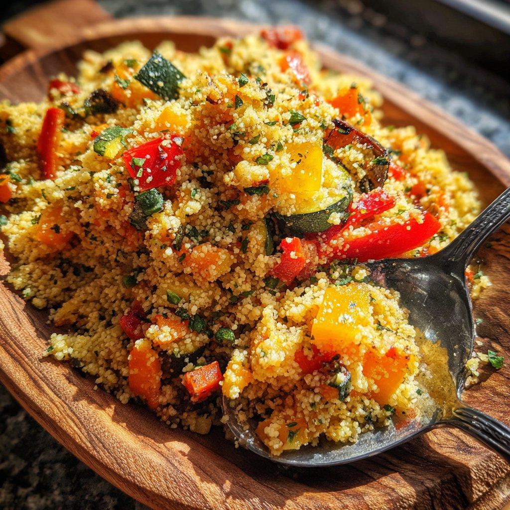 Herb Roasted Veggie Couscous