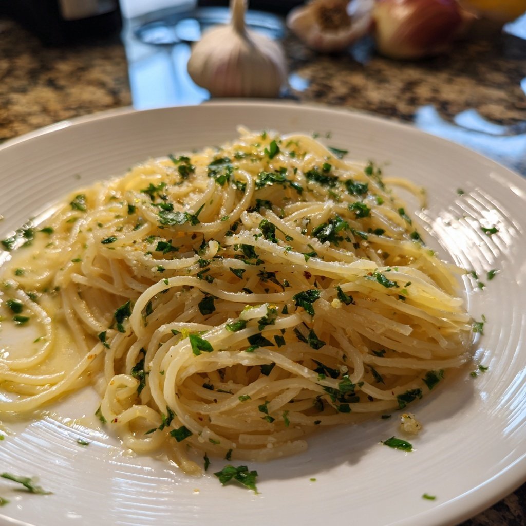 Quick & Easy 15-Minute Garlic Pasta