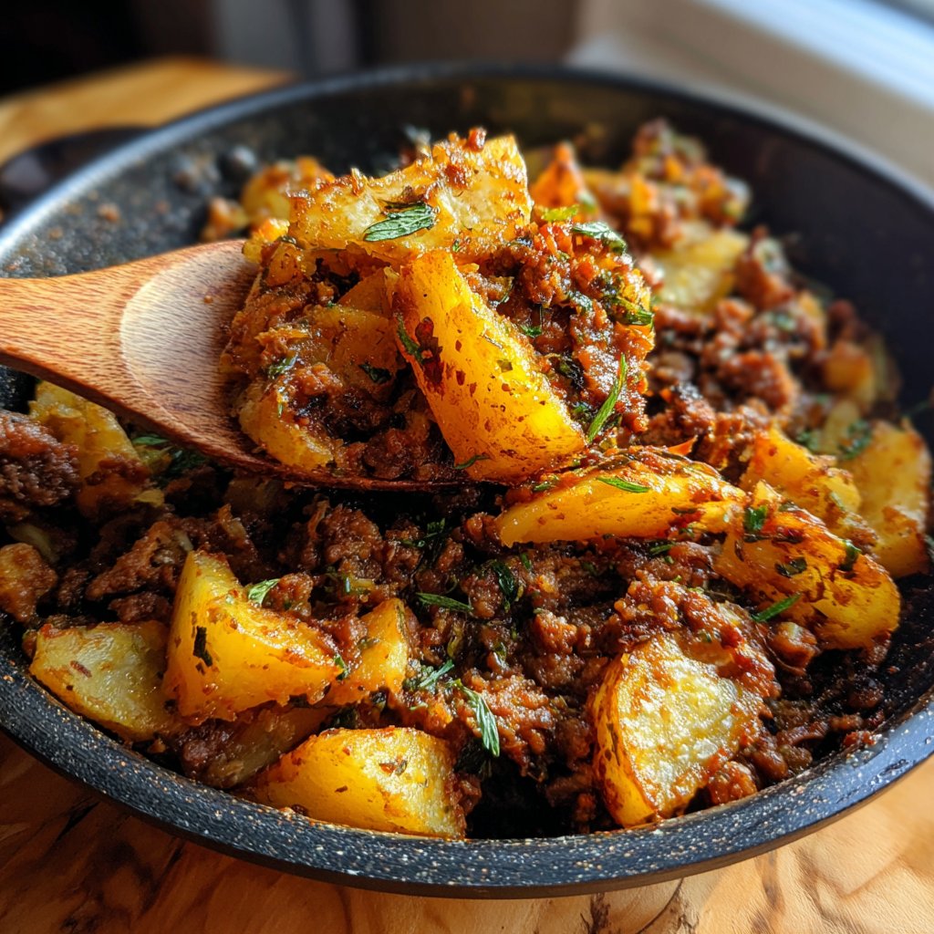 One Pot Ground Beef And Potatoes