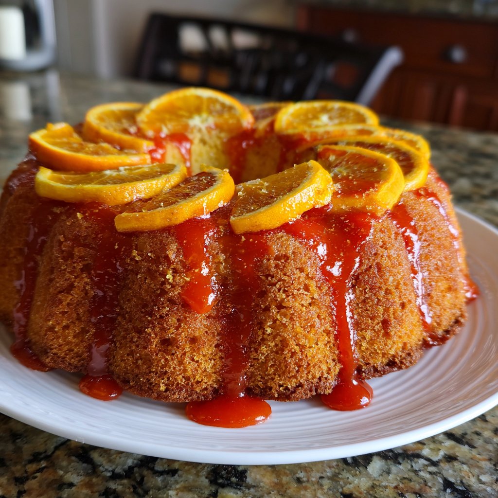 Blood Orange Olive Oil Cake